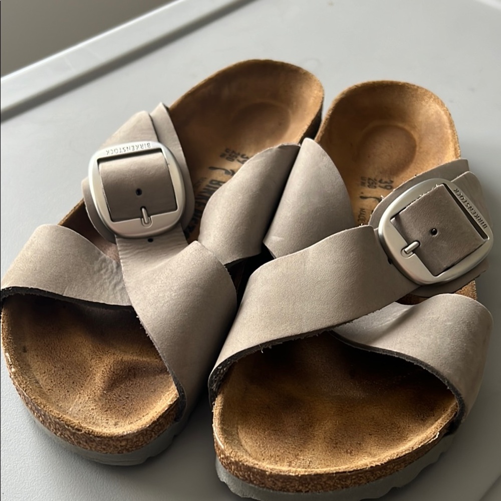 Birkenstock Sandals with Large Buckle